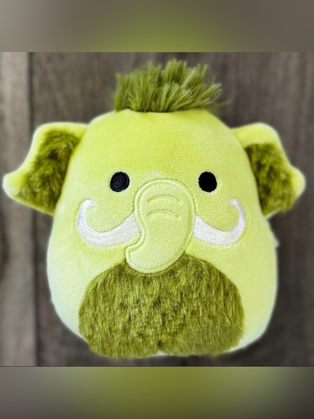 NWT Original Squishmallows 5-Inch Farhad The Green Wooly Mammoth Plush